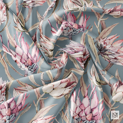 Tropical Protea Seamless Pattern - 048