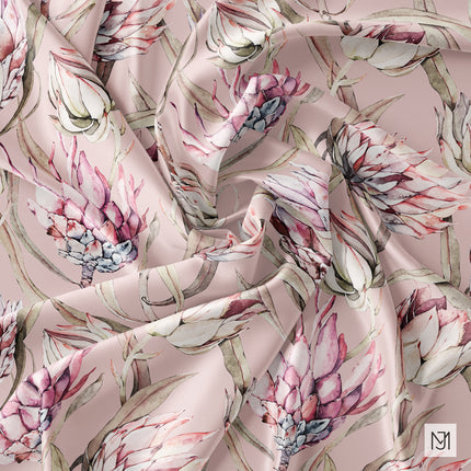 Tropical Protea Seamless Pattern - 048