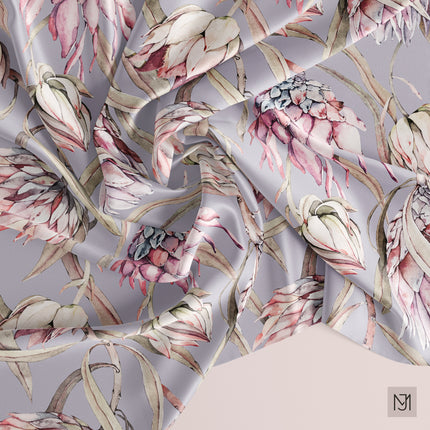 Tropical Protea Seamless Pattern - 048