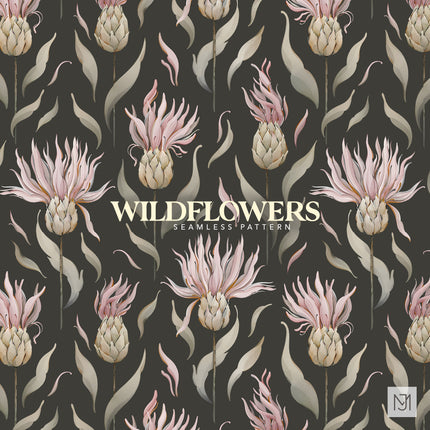 Wildflowers Seamless Pattern - 080