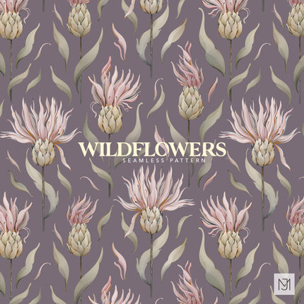 Wildflowers Seamless Pattern - 080