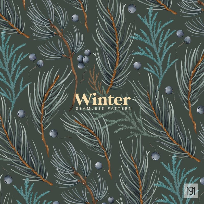 Winter Seamless Pattern - 083