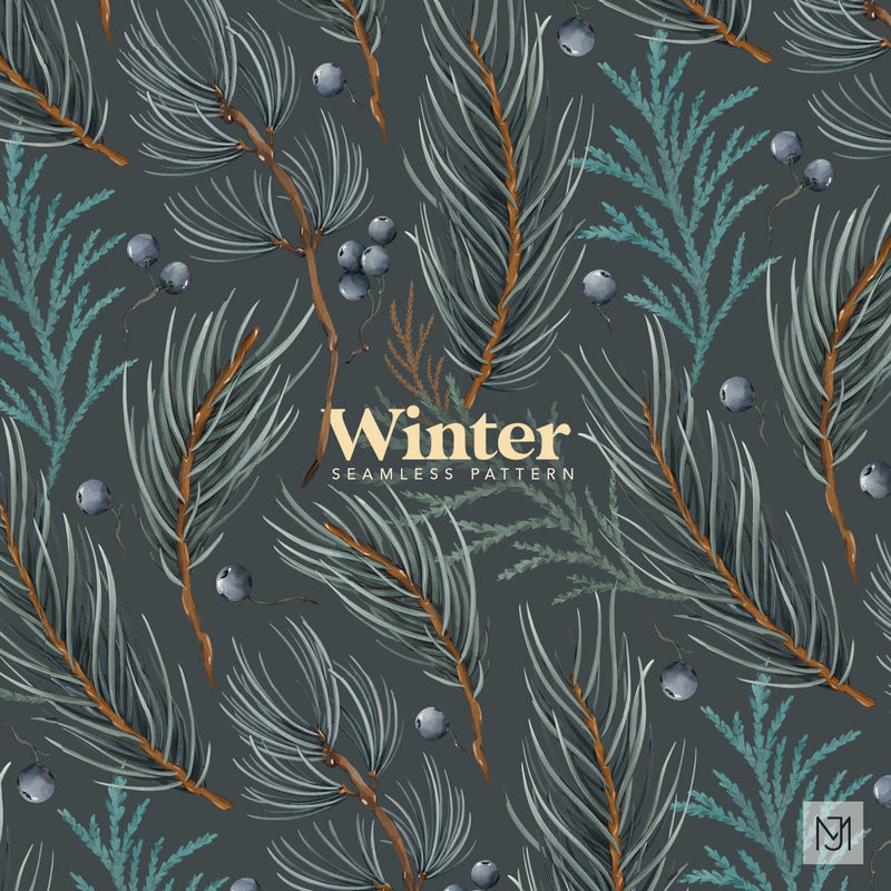 Winter Seamless Pattern - 083