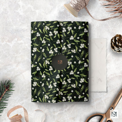 Christmas Winter Berries Seamless Pattern - 043