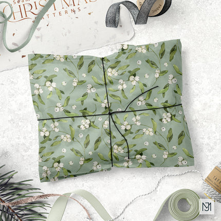 Christmas Winter Berries Seamless Pattern - 043