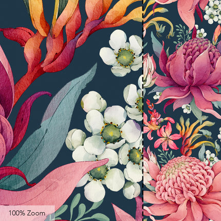 Australian Native Flowers Seamless Pattern - 092